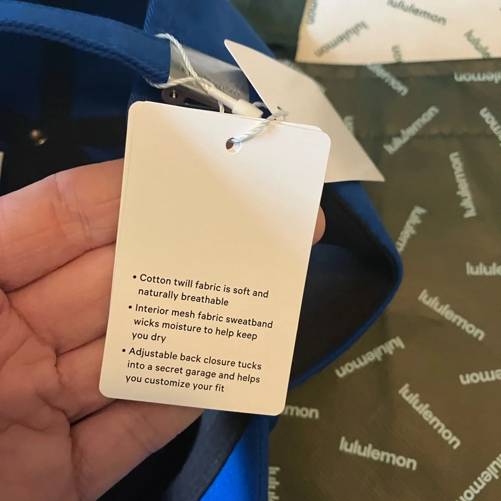 NWT Lululemon Unisex Ball Cap, L/XL, Galactic Cobalt - Picture 5 of 5